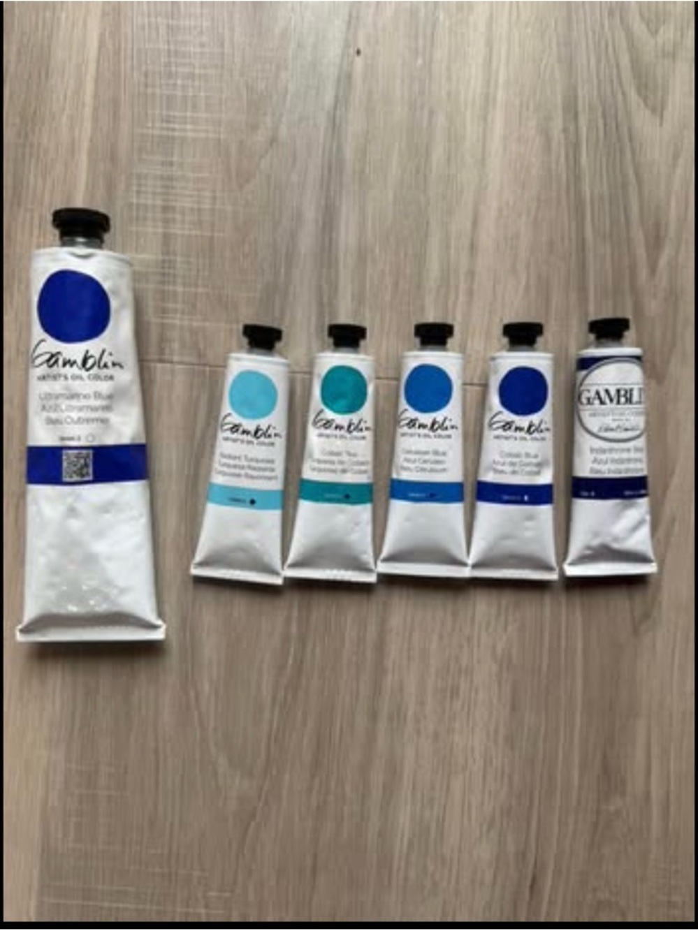 NEW Gamblin Artist Oil Paint Lot – High series artist grade oil paint